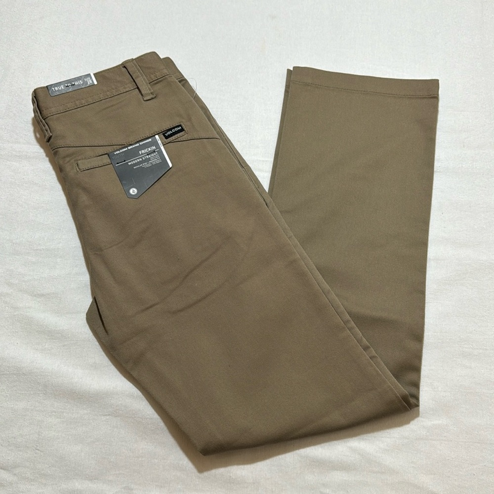VOLCOM FRIKIN Chino Pants, size 25, black